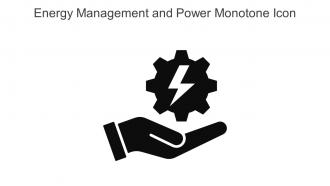 Energy Management And Power Monotone Icon In Powerpoint Pptx Png And Editable Eps Format