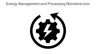 Energy Management And Processing Monotone Icon In Powerpoint Pptx Png And Editable Eps Format