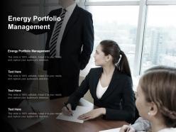 Energy portfolio management ppt powerpoint presentation summary graphics cpb