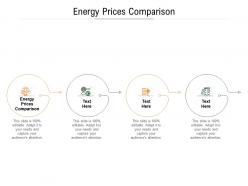 Energy prices comparison ppt powerpoint presentation infographic template ideas cpb
