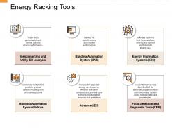 Energy racking tools building automation ppt powerpoint presentation summary slides