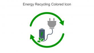 Energy Recycling Colored Icon In Powerpoint Pptx Png And Editable Eps Format
