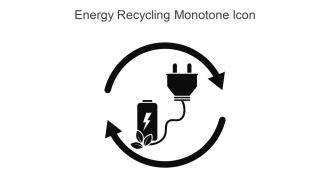 Energy Recycling Monotone Icon In Powerpoint Pptx Png And Editable Eps Format
