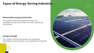Energy Saving Industries Powerpoint Presentation And Google Slides ICP Unique Customizable