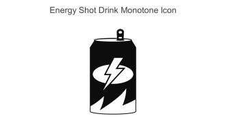 Energy Shot Drink Monotone Icon In Powerpoint Pptx Png And Editable Eps Format