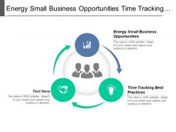 Energy small business opportunities time tracking best practices cpb