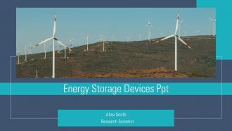 Energy Storage Devices Ppt PPT PowerPoint ACP