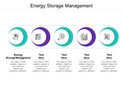 Energy storage management ppt powerpoint presentation slides cpb