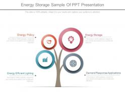 Energy storage sample of ppt presentation