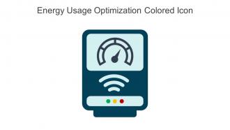 Energy Usage Optimization Colored Icon In Powerpoint Pptx Png And Editable Eps Format