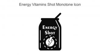 Energy Vitamins Shot Monotone Icon In Powerpoint Pptx Png And Editable Eps Format