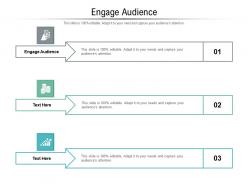 Engage audience ppt powerpoint presentation model master slide cpb