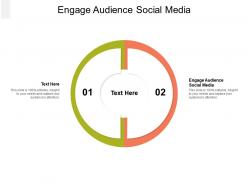 Engage audience social media ppt powerpoint presentation slides tips cpb