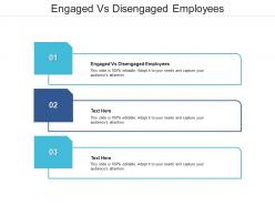 Engaged vs disengaged employees ppt powerpoint presentation file mockup cpb