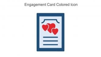 Engagement Card Colored Icon In Powerpoint Pptx Png And Editable Eps Format