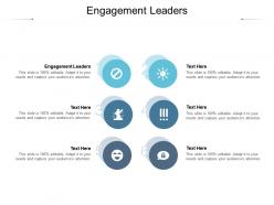 Engagement leaders ppt powerpoint presentation infographic template mockup cpb