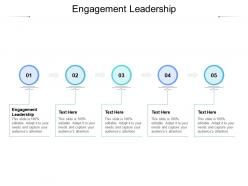 Engagement leadership ppt powerpoint presentation infographics cpb