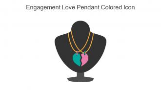 Engagement Love Pendant Colored Icon In Powerpoint Pptx Png And Editable Eps Format