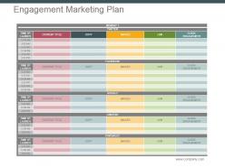 Engagement Marketing Plan Powerpoint Slide Designs Download
