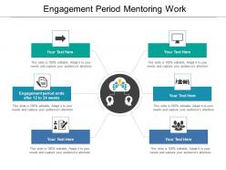 Engagement period mentoring work