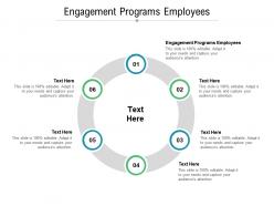 Engagement programs employees ppt powerpoint presentation pictures background images cpb