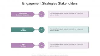 Engagement Strategies Stakeholders In Powerpoint And Google Slides Cpb