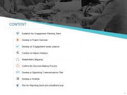 Engagement summary powerpoint presentation slides