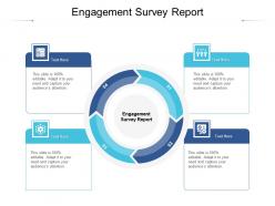 Engagement survey report ppt powerpoint presentation inspiration templates cpb