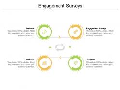 Engagement surveys ppt powerpoint presentation icon design inspiration cpb