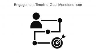 Engagement Timeline Goal Monotone Icon In Powerpoint Pptx Png And Editable Eps Format