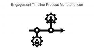 Engagement Timeline Process Monotone Icon In Powerpoint Pptx Png And Editable Eps Format