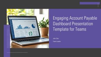 Engaging Account Payable Dashboard Presentation Template For Teams PPT H