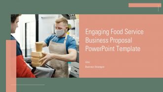 Engaging Food Service Business Proposal PowerPoint Template PPT H