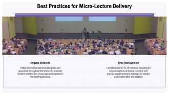 Engaging Micro Lectures Transformative Learning Experiences For Students PPT Presentation ST AI Designed Visual