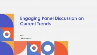 Engaging Panel Discussion On Current Trends PPT Mockup ACP Engaging Panel Discussion On Current Trends PPT Mockup ACP