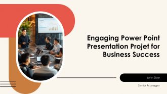 Engaging Power Point Presentation Projet For Business Success PPT H