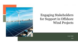 Engaging Stakeholders For Support In Offshore Wind Projects PPT Mockup ACP