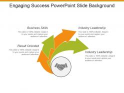 Engaging Success Powerpoint Slide Background