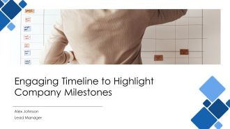 Engaging Timeline To Highlight Company Milestones PPT Example AT
