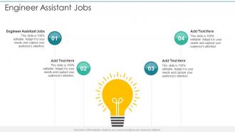 Engineer Assistant Jobs In Powerpoint And Google Slides Cpp