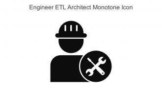 Engineer Etl Architect Monotone Icon In Powerpoint Pptx Png And Editable Eps Format