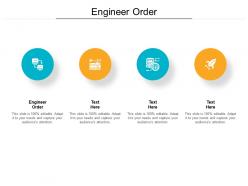 Engineer order ppt powerpoint presentation model mockup cpb