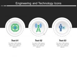 Engineering and technology icons