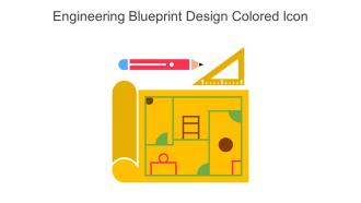 Engineering Blueprint Design Colored Icon In Powerpoint Pptx Png And Editable Eps Format