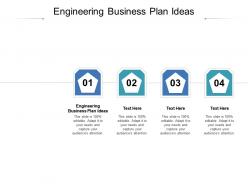 Engineering business plan ideas ppt powerpoint presentation infographic template deck cpb