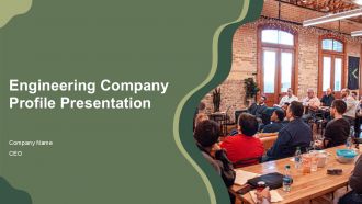 Engineering Company Profile Presentation PPT Outline AT