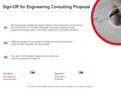 Engineering consulting proposal powerpoint presentation slides
