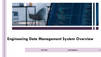 Engineering Data Management System Overview PPT Sample AT