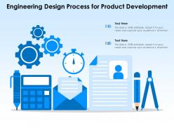 Engineering design process for product development
