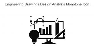 Engineering Drawings Design Analysis Monotone Icon In Powerpoint Pptx Png And Editable Eps Format